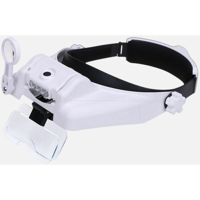 Headband Lighted Magnifying Glasses With Led Light,head Mount