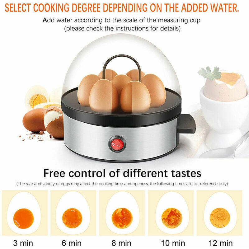 Egg timer indicator soft-boiled display egg cooked degree mini egg boiler  uk