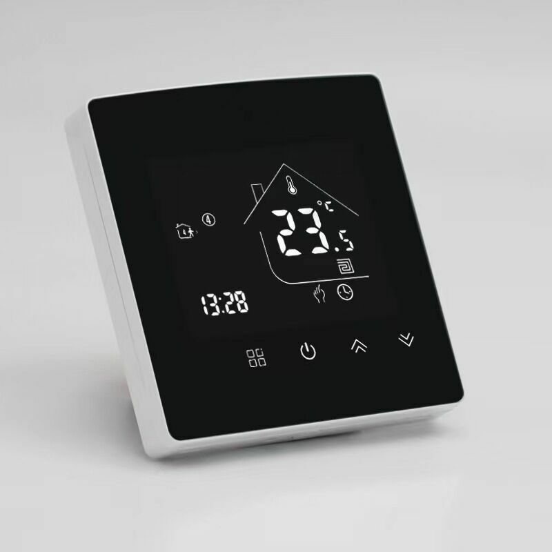 WiFi Intelligent Thermostat with RGB Colorful LCD Display Electric Heating Thermostat Indoor Constant Temperature Controller Digital Programmable