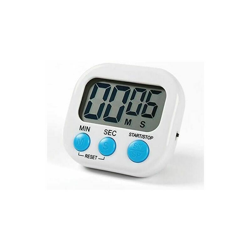 4 Pieces Small Digital Kitchen Timer Classroom Timers for Students in 100th  Day of School Magnetic Back and ON Switch Minute Second Count Up Countdown