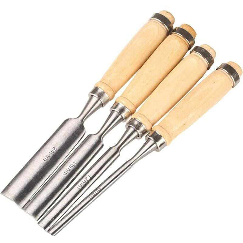 Wood Chisel Sets Lathe Chisels 8pcs For Wood Root Furniture Carving Lathes  Red