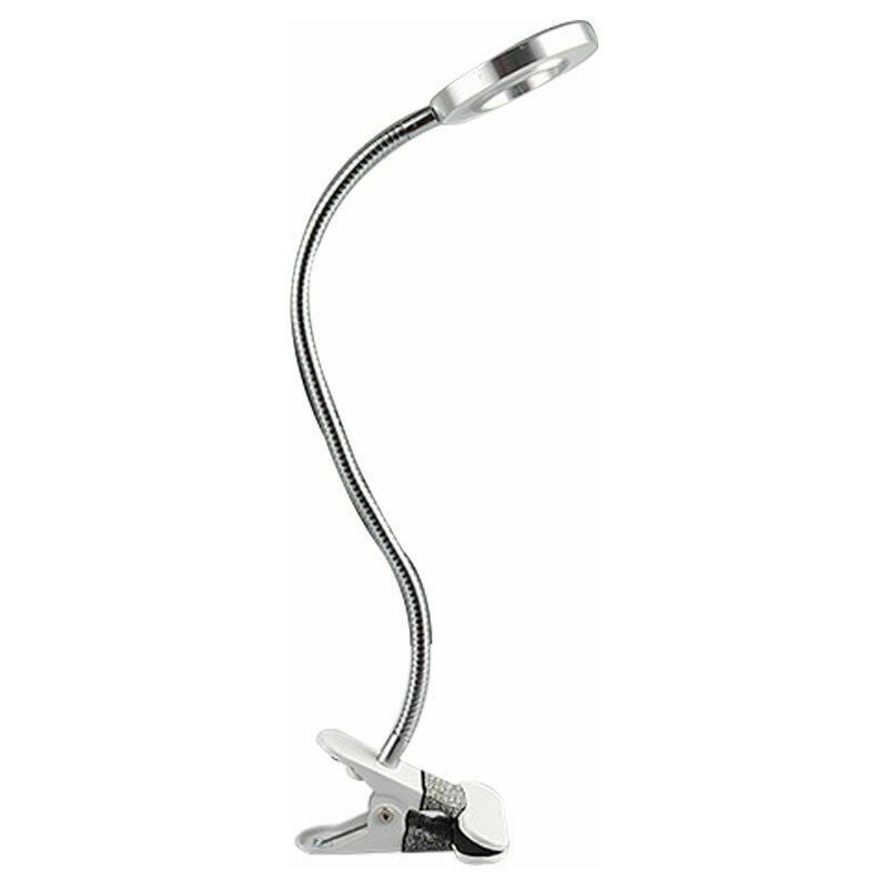 Clip-on LED desk reading lamp USB Table clip-on LED lamp, clip-on  flexible night light for bedside