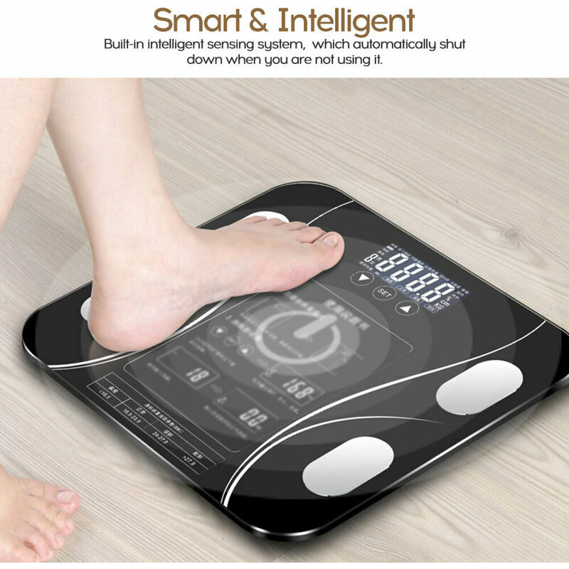 AGM Smart Scale for Body Weight, Digital Bathroom Weight Fat Scale, Pink