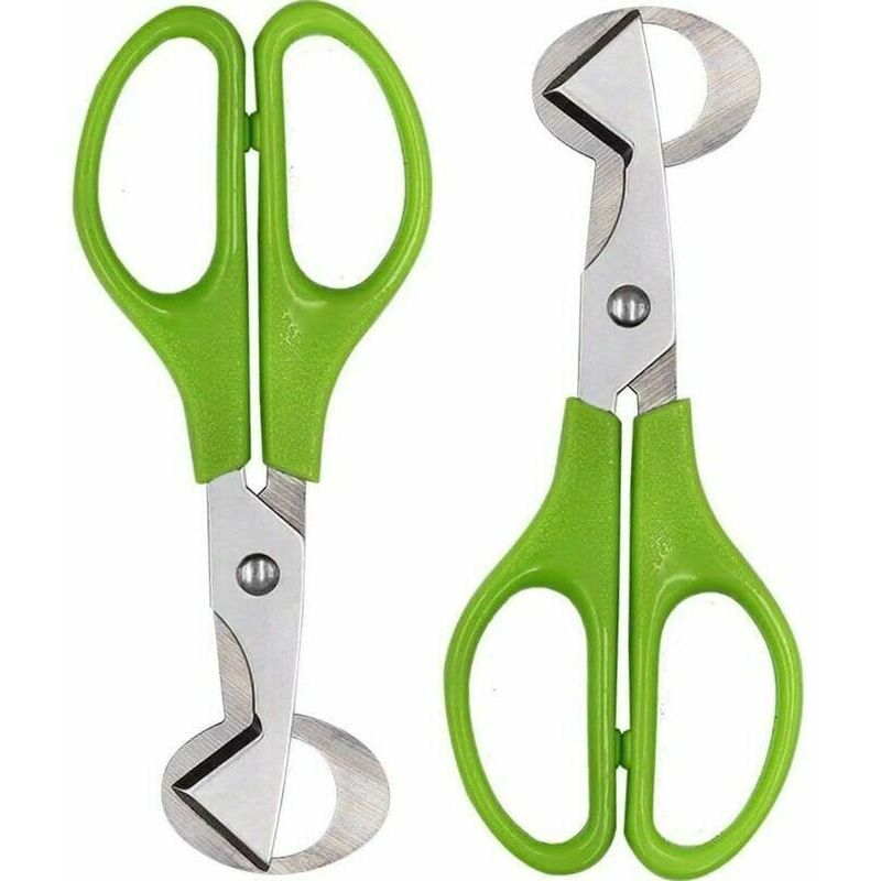 2Pcs Quail Egg Scissors, Stainless Steel Quail Egg Scissors