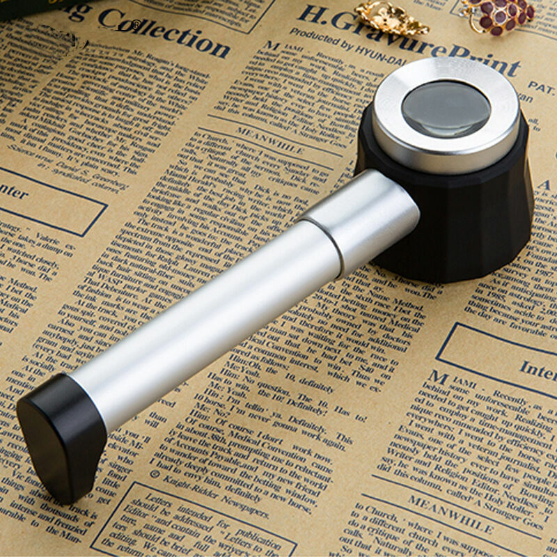 LED pocket microscope 60x - 100x magnifying glass