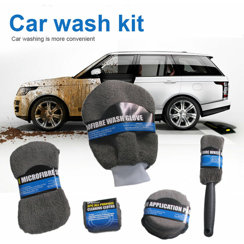 Autocare Microfiber Clay Bar Towel Car Detailing Clean Wash Cloth Mitt  30*30cm