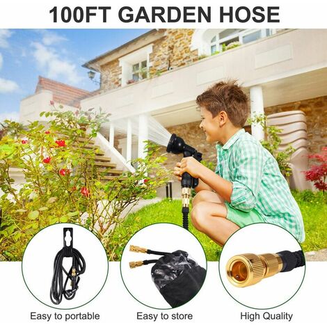 Garden Hose Nozzle, High Pressure Car Washer With Adjustable Nozzle Heavy  Duty Metal Garden Sprayer For Car Wash, Garden Lawn Watering, Silver