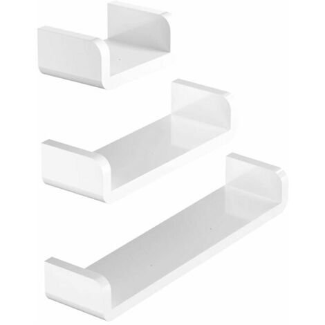 Home Plastic Floating Shelves No Drilling Suction Cups Wall Mounted  Bathroom Shelf Organizer - Buy Home Plastic Floating Shelves No Drilling  Suction Cups Wall Mounted Bathroom Shelf Organizer Product on