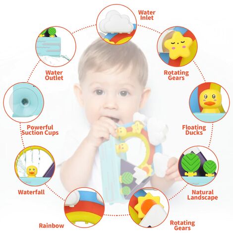 Bath Toys, 4 Piece Baby Bath Toys for Toddlers 1-3 Years, Floating  Clockwork Toys Swimming Pool Games Water Play Sets Christmas Gifts Bathtub  Shower Beach Infant Kids Boys Girls Age 1 2 3 4 5 6 Years