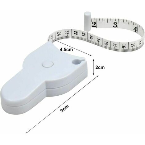 2 Piece Retractable Cloth Measure - Soft Tape Measure For Body