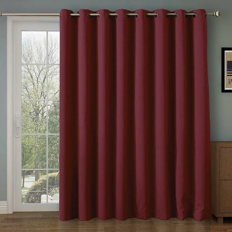 Home Fashion Blackout Thermal Insulation Curtains-Solid Color