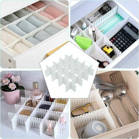 8Pcs Storage Box Drawer Organizers Dustproof Desk Kitchen Bathroom  Accessories