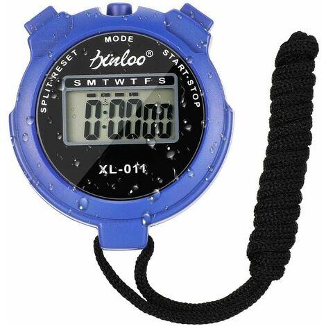 Electronic LCD Digital Counter Waterproof Handheld Sports Stopwatch Timer  Stop Watch Portable Outdoor Sport Training Chronograph