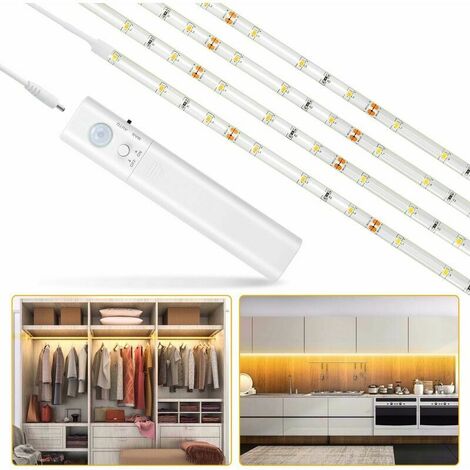 Pack LED Motion Sensor Lights Indoor Wardrobe, Wireless Spotlight, Battery  Powered LED Closet Light with Magnetic Strip (HOT)