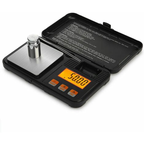 High Precision Scale 0.01G Electronic Portable Digital Gram Tool With 2  Tray