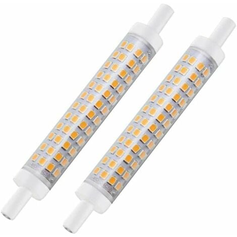 78mm 5W R7S LED Bulbs(4 Pack) 100W Halogen Equivalent 78mm R7S LED J-Type  t3 120V Dimmable 6000K Daylight White Double Ended R7S LED J78 Flood Light