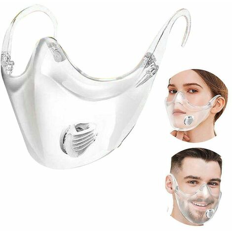 Sustainable Mask Schnette Shield Reversible Transparent Eauce Face Mask ...