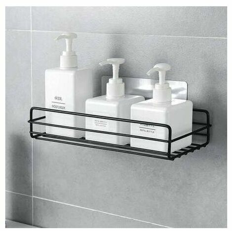 Cheap 1pc Bathroom Storage Rack, Wall Mounted Punch-free Storage Rack,  Shower Caddy Basket, Bathroom Organizer, Bathroom Accessories