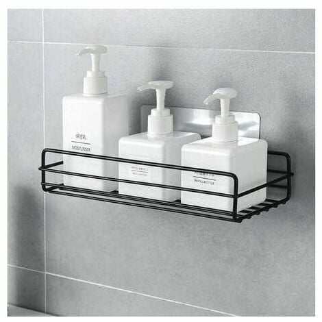 Cheap 1pc Bathroom Storage Rack, Wall Mounted Punch-free Storage Rack,  Shower Caddy Basket, Bathroom Organizer, Bathroom Accessories