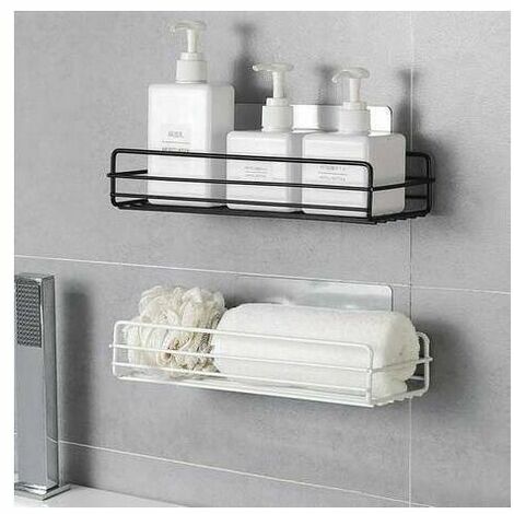 1pc Hanging Storage Basket For Bathroom, Plastic Shower Caddy Organizer,  Wall Mounted Basket