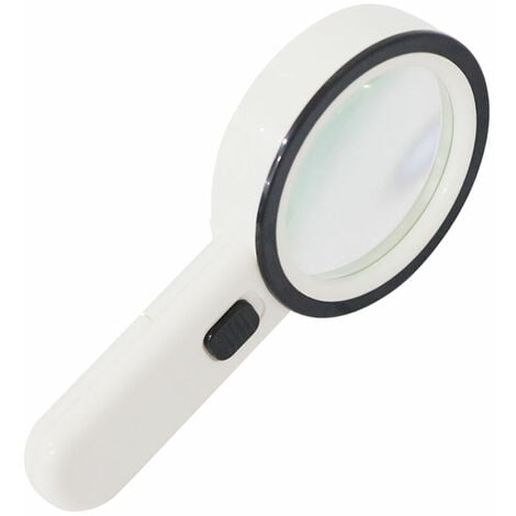 Magnifying Glass with Light-30X handheld Magnifier Glasses with 18 LED  Illuminated Light,with Lens Cloth, for Seniors Reading, Macular  Degeneration