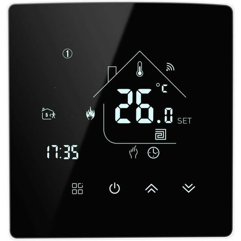 Tuya Smart Thermostat Heating Thermostat Room Thermostat WiFi Thermostat  Thermostat for Gas/Water Boiler Floor Heating Compatible with Alexa, Google  3A TGR85WIFI