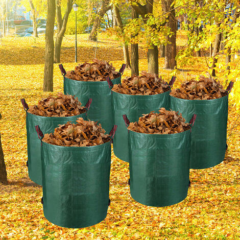 3 Pack Reusable Yard Waste Bags 32 Gal Trash Clippings Bags for Yard Garden  Lawn to Loading Leaf