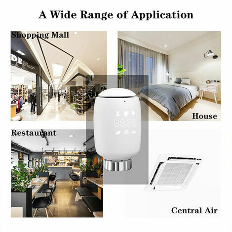 Zigbee Smart TRV Thermostat Radiator Valve APP Control Temperature