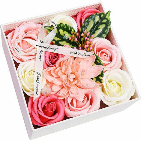 Flower Box Long Life Roses Happy Birthday Gift Box for Her Flower