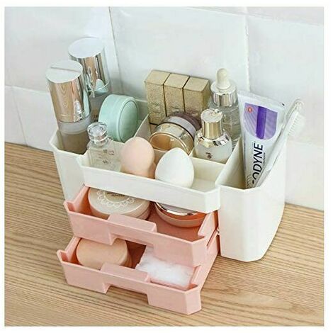 Storage box Plastic dust-proof mini storage box Stationery sundries small  items finishing desktop storage small box