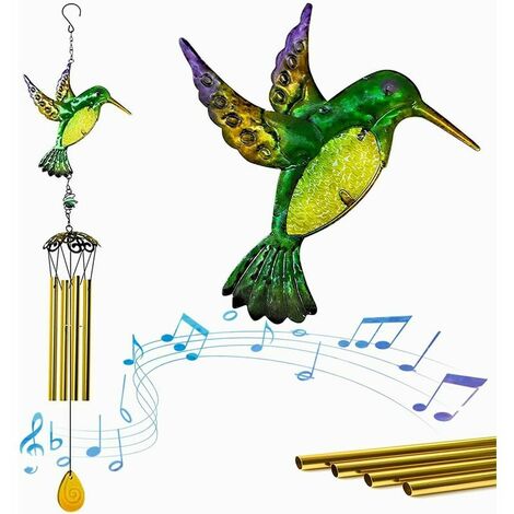 Hummingbird Flying Wind Chime –