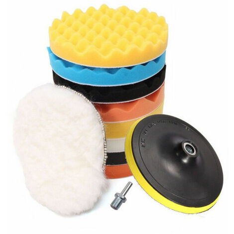 5Pcs 125Mm Car Polishing Pads, Hex Logic Buffing Pad Polishing Sponge,  Polishing Pads Kit For Drill Sponges, Drill Polishing Kit 