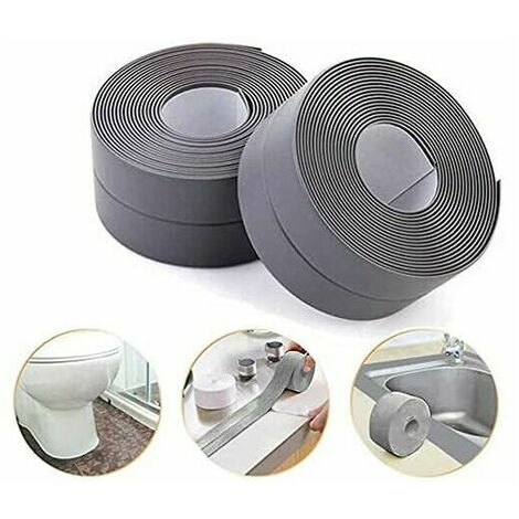 Adhesive Waterproof Sealant Strip Sink Sealing Tape Bathroom Kitchen Toilet  3.2M