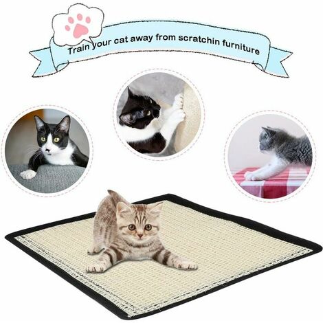 Couch Protector - Natural Sisal Furniture Protection from Cats - Corner cat  Scratcher Couch for Bed,Chair,Sofa - Easy Installation 