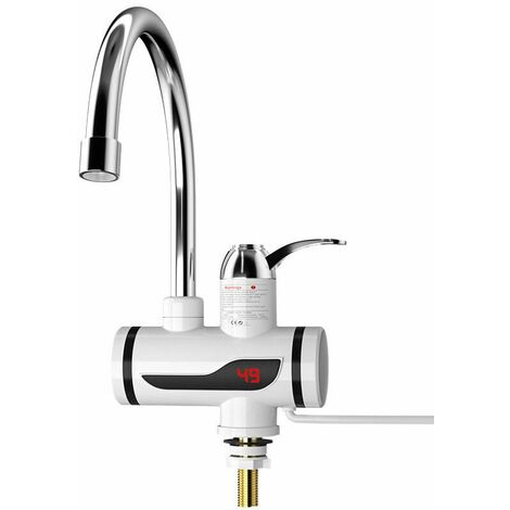 Kitchen Faucet Household Electric Hot Water Faucet Instant Hot Water Faucet  Smart Digital Display