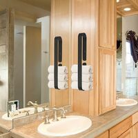 Luxury Bathroom or Kitchen Shelves Without Drilling RustProof