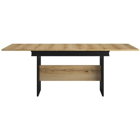CALICOSY - Table rectangulaire 1 allonge Esteban - L160/205 cm (1/5)