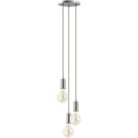 Suspensión A TU ESTILO E27 3x60W Cromo (1/2)