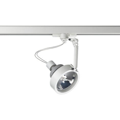Proyector carril tilt HAITI GU10 15W Blanco (1/4)