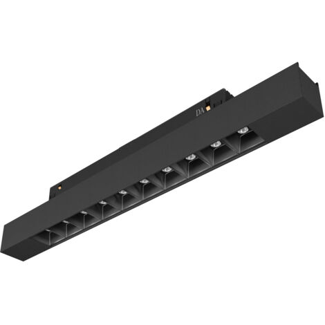 Proyector carril 48V CRETE2 LED SMD 15W 1620lm CRI90 3000K 36º Negro (1/5)