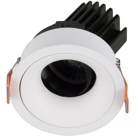 Empotrable techo tilt VIP1 Round Convex LED COB 15.60W 2145lm(1694lm) CRI90 4000K 38º Blanco Blanco (1/4)