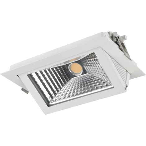 Empotrable techo tilt SINOPE IP40 LED COB 42W 3745lm CRI82 4000K 69º/97º Blanco (1/2)