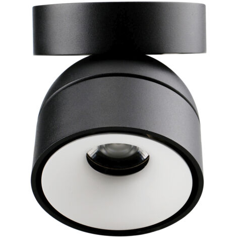 Adosado tilt UKU4 Corte de fase L,C LED COB 7W 881lm(684lm)/913lm(659lm)/954lm(701lm) CRI90 2700K/3000K/4000K 60º Negro Blanco (1/4)