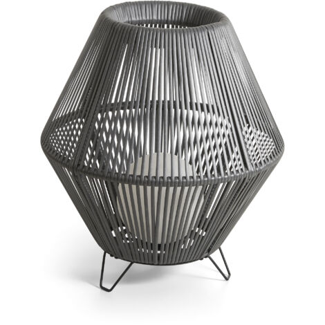 Luminaria NELL Corte de fase L,C LED COB AC 6W 515lm CRI80 3000K Ratán Grafito (1/4)