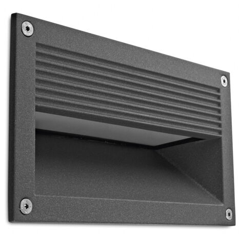 Empotrable asimétrico RIMA IP65 LED SMD AC 13W 1710lm(373lm) CRI80 3000K Antracita (1/4)