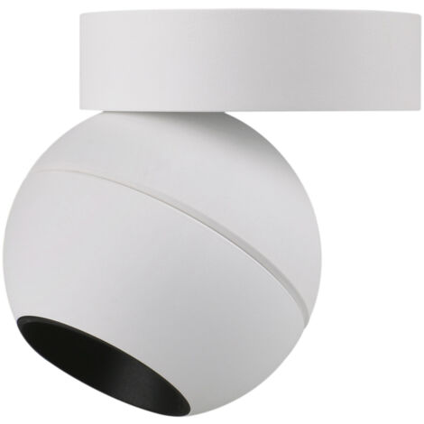 Adosado tilt UKU4 Corte de fase L,C LED COB 7W 881lm(714lm)/913lm(704lm)/954lm(755lm) CRI90 2700K/3000K/4000K 60º Blanco Negro (1/4)