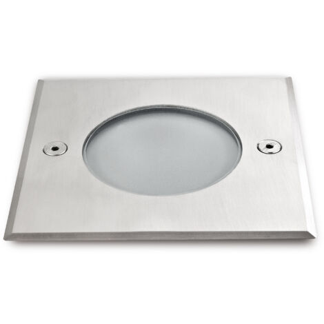 Empotrable suelo ELIO Square IP67 GX53 Inox