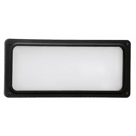 Empotrable pared COC No grid IP65 E27 42W Negro