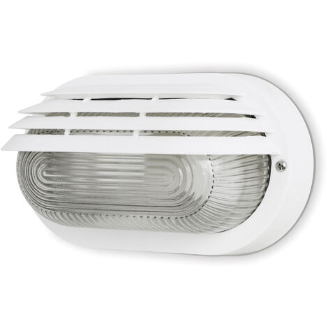 Aplique FAR Oval Small IP44 E27 12W Blanco