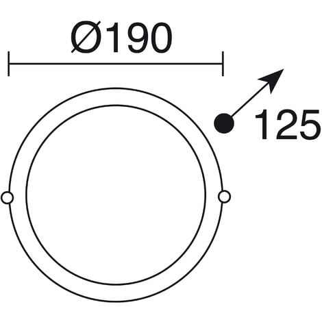 Aplique IVER IP54 E27 70W Negro